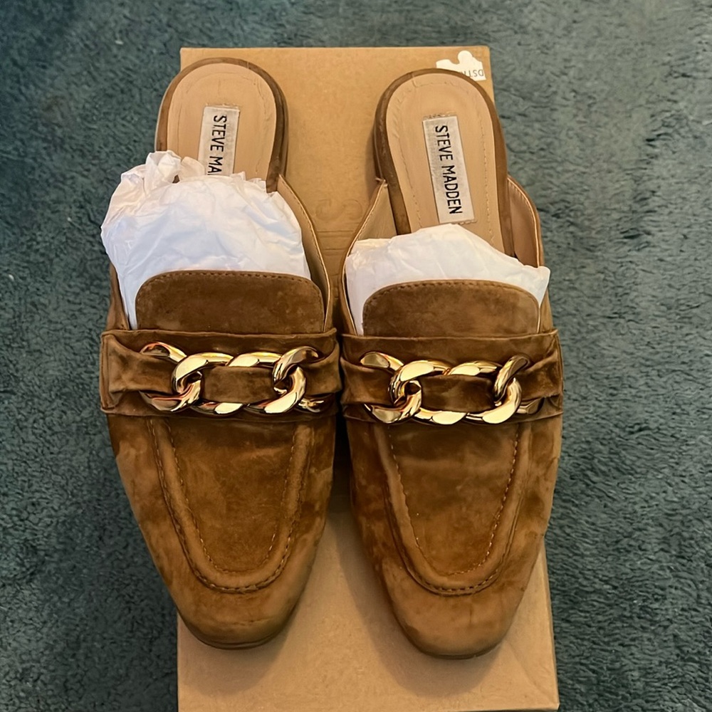 Steve Madden Cassady Cognac Suede
